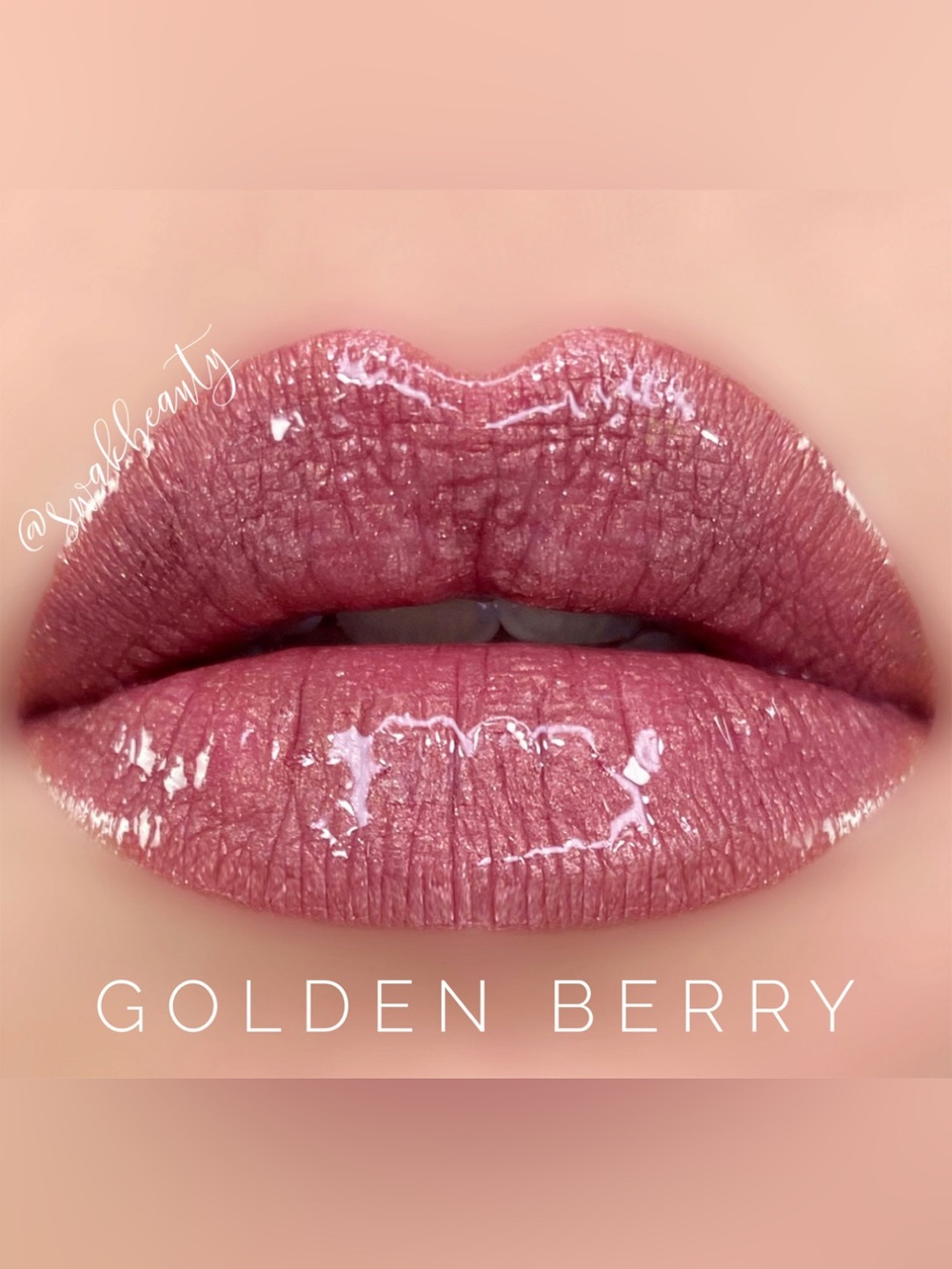 SeneGence Golden Berry lipsense in Metallic Rose